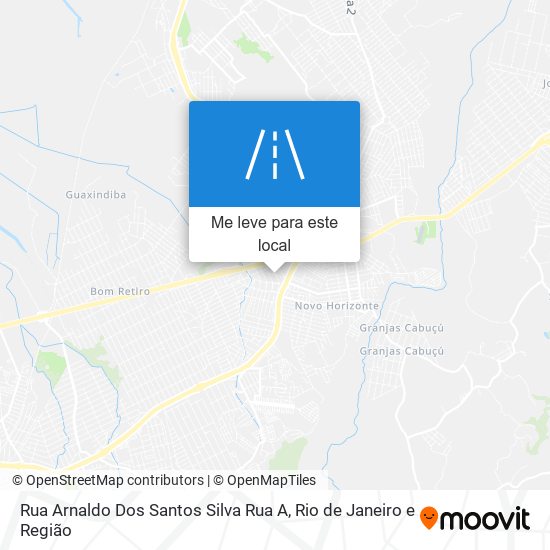 Rua Arnaldo Dos Santos Silva Rua A mapa