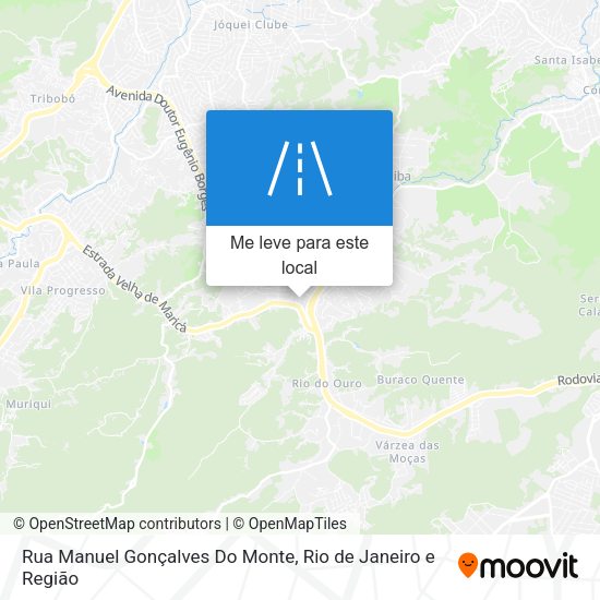 Rua Manuel Gonçalves Do Monte mapa