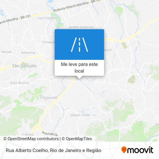 Rua Alberto Coelho mapa