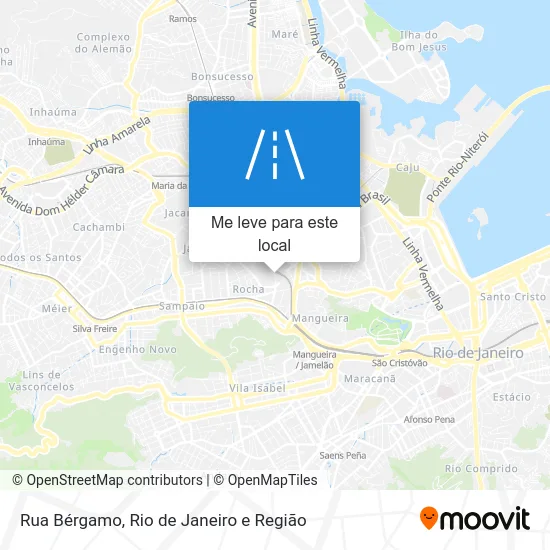 Rua Bérgamo mapa