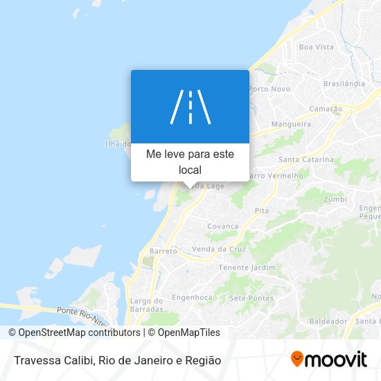 Travessa Calibi mapa