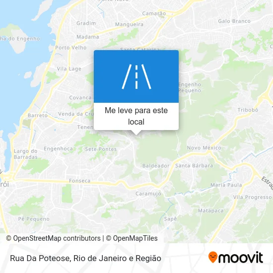 Rua Da Poteose mapa