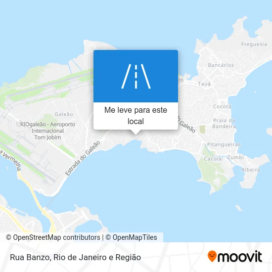 Rua Banzo mapa