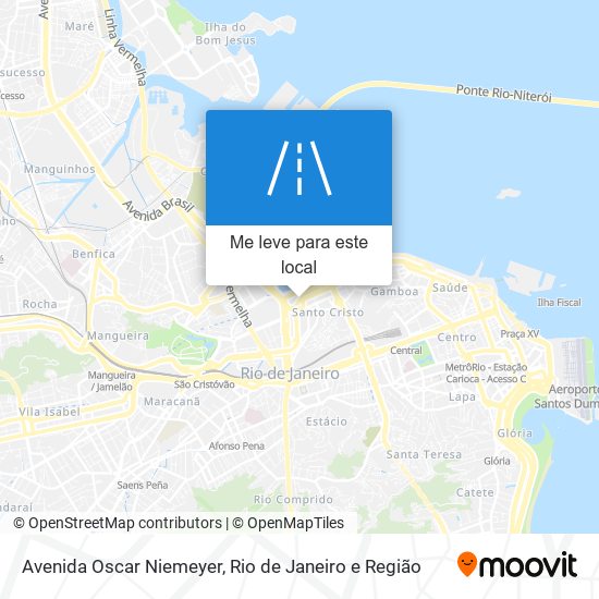 Avenida Oscar Niemeyer mapa