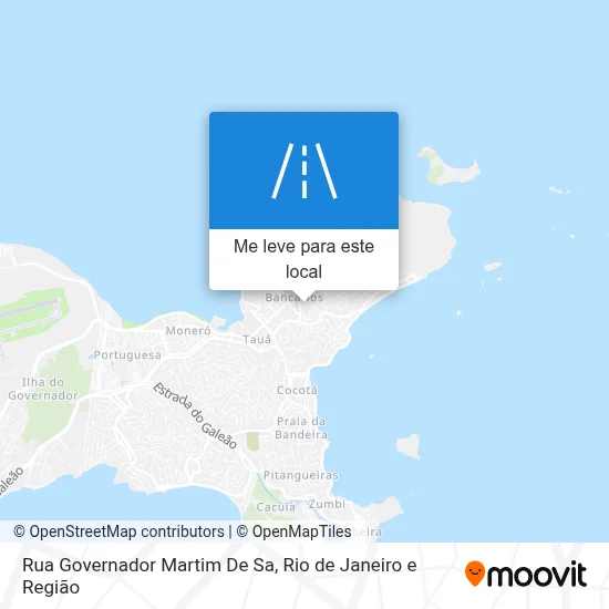 Rua Governador Martim De Sa mapa