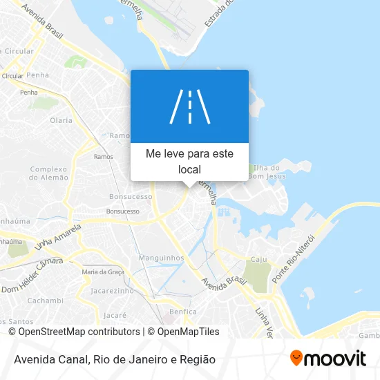 Avenida Canal mapa