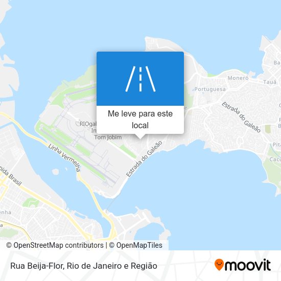 Rua Beija-Flor mapa