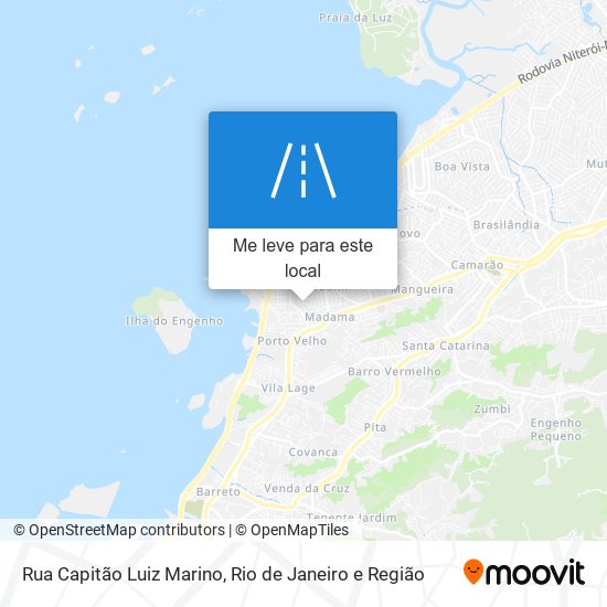 Rua Capitão Luiz Marino mapa