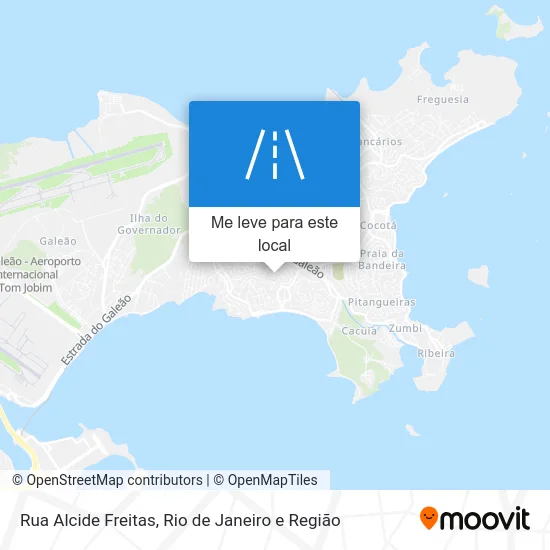 Rua Alcide Freitas mapa