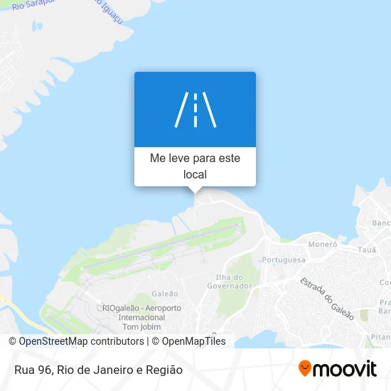 Rua 96 mapa