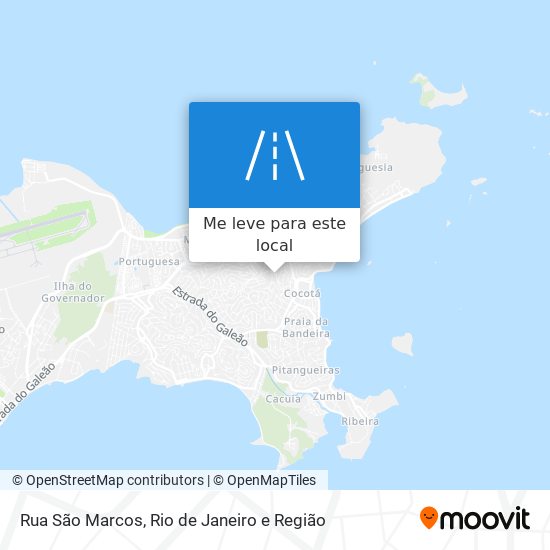 Rua São Marcos mapa