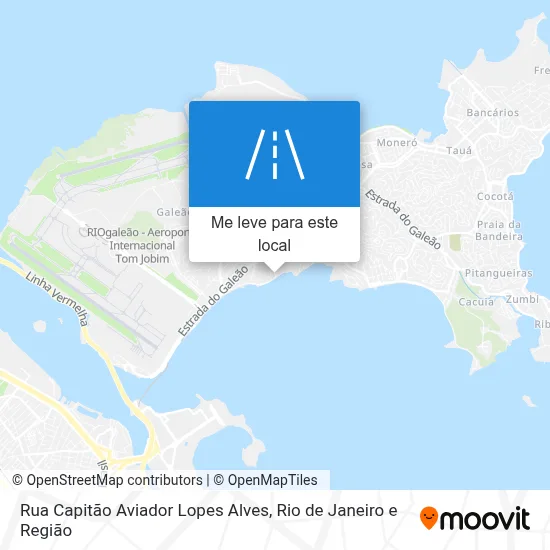 Rua Capitão Aviador Lopes Alves mapa