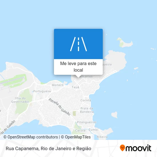 Rua Capanema mapa