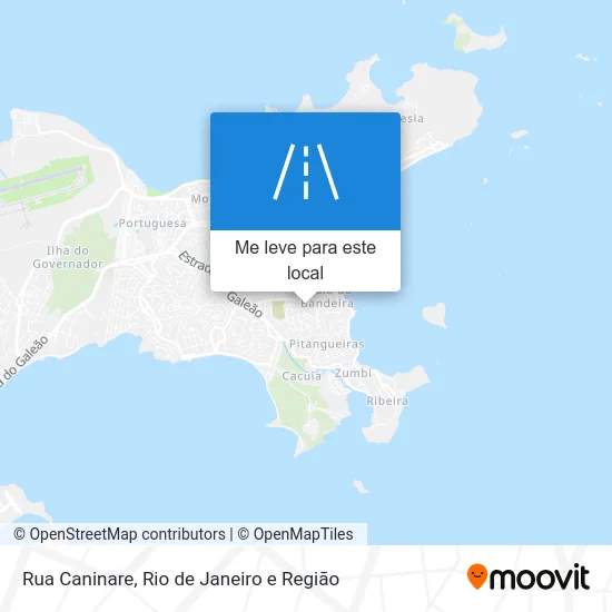 Rua Caninare mapa