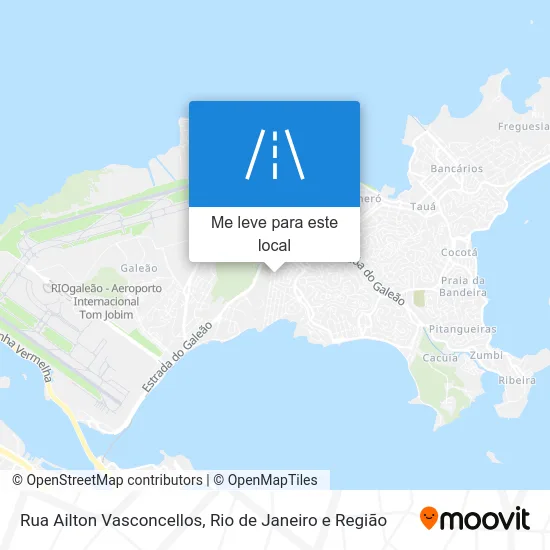 Rua Ailton Vasconcellos mapa
