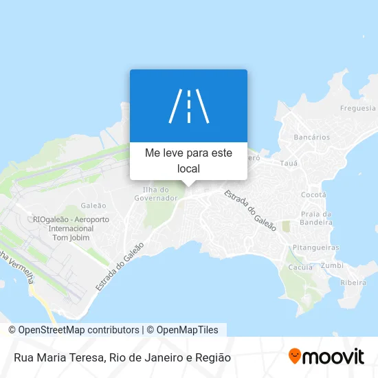 Rua Maria Teresa mapa