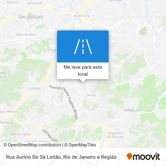 Rua Aurino De Sá Leitão mapa