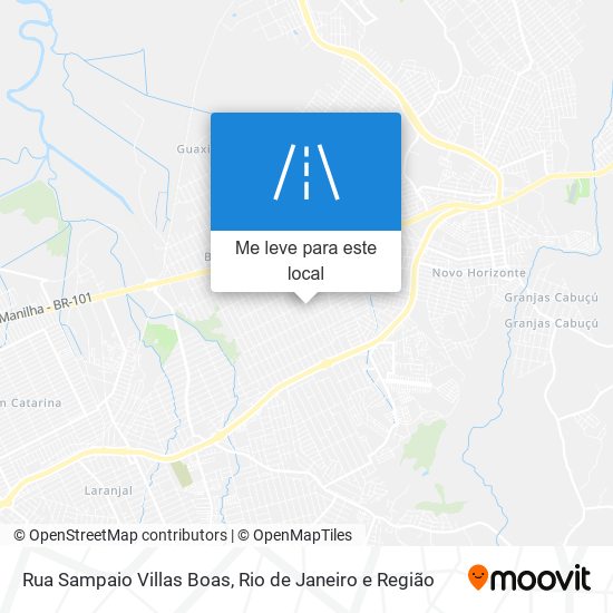 Rua Sampaio Villas Boas mapa