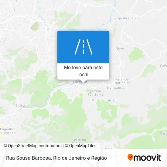 Rua Sousa Barbosa mapa