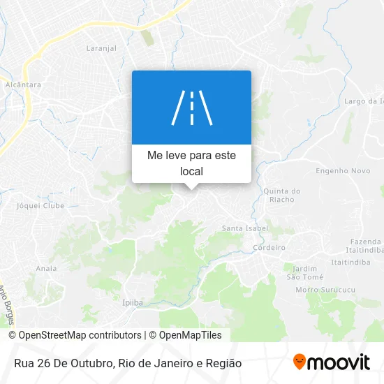 Rua 26 De Outubro mapa