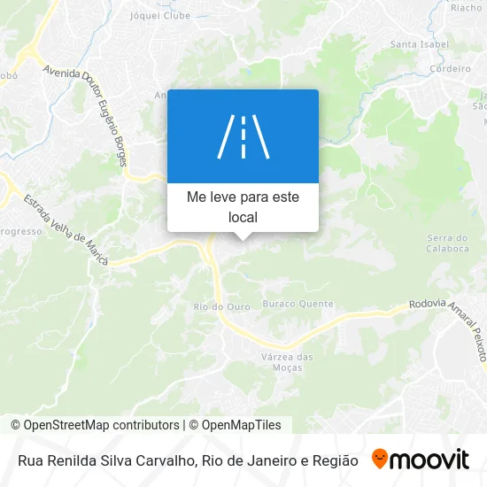 Rua Renilda Silva Carvalho mapa
