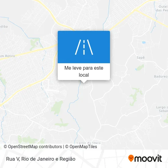 Rua V mapa