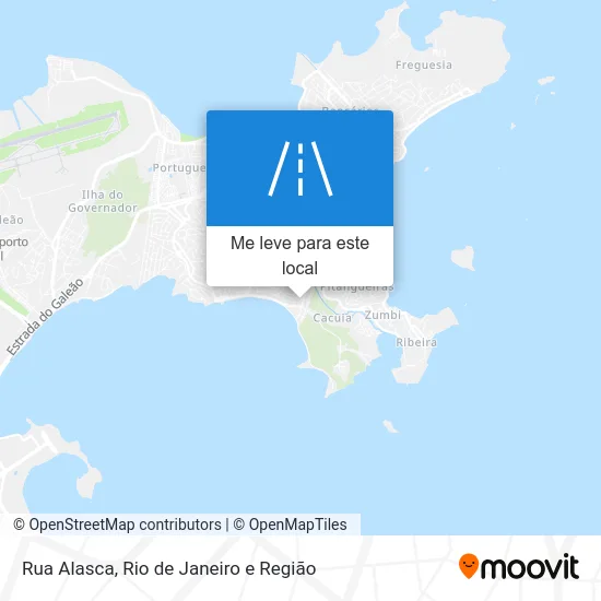 Rua Alasca mapa