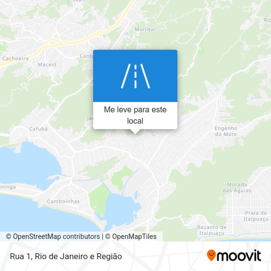 Rua 1 mapa