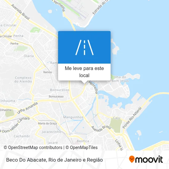 Beco Do Abacate mapa