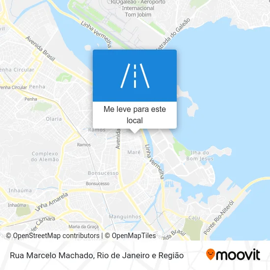 Rua Marcelo Machado mapa