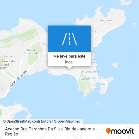 Acesso Rua Paranhos Da Silva mapa
