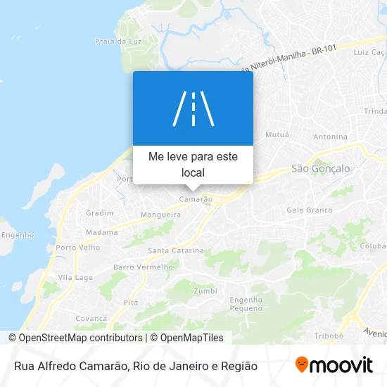Rua Alfredo Camarão mapa