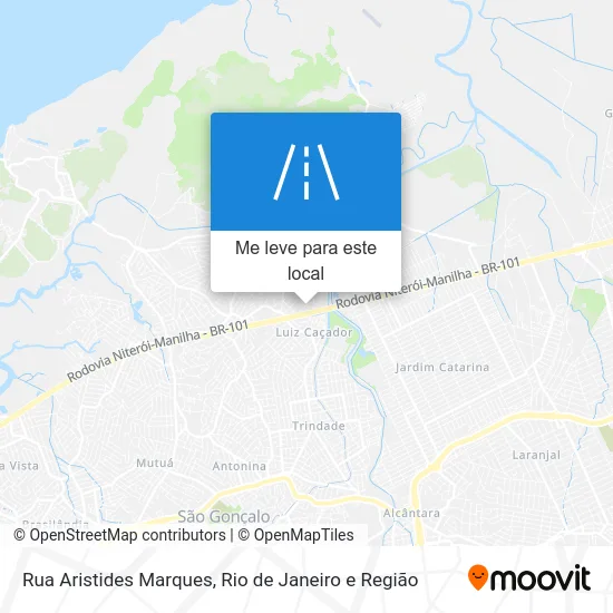 Rua Aristides Marques mapa
