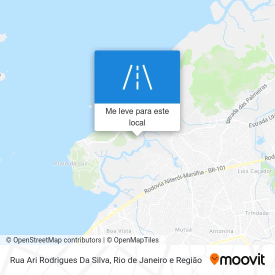 Rua Ari Rodrigues Da Silva mapa