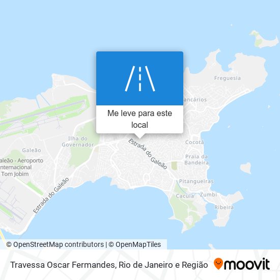 Travessa Oscar Fermandes mapa