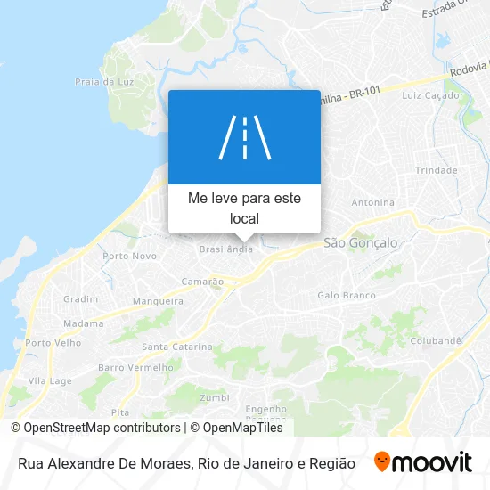 Rua Alexandre De Moraes mapa