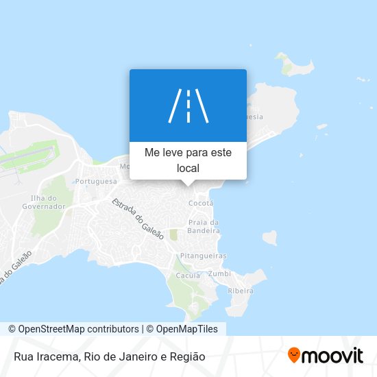 Rua Iracema mapa