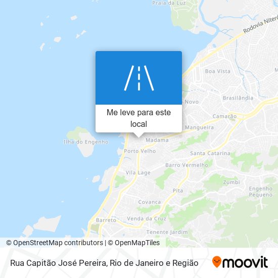 Rua Capitão José Pereira mapa