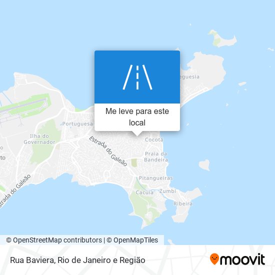 Rua Baviera mapa