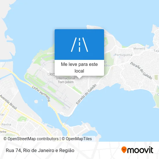 Rua 74 mapa