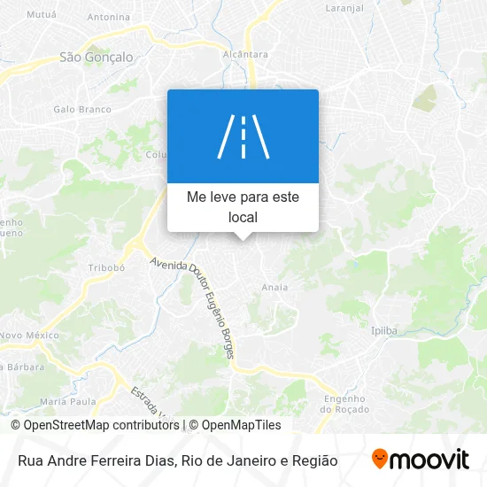 Rua Andre Ferreira Dias mapa