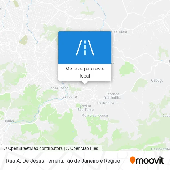 Rua A. De Jesus Ferreira mapa