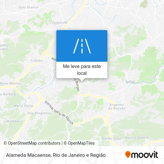 Alameda Macaense mapa