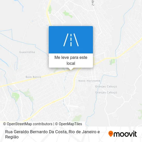 Rua Geraldo Bernardo Da Costa mapa