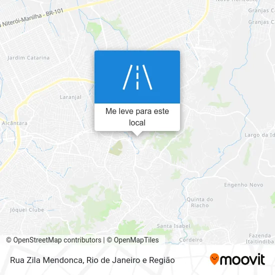 Rua Zila Mendonca mapa