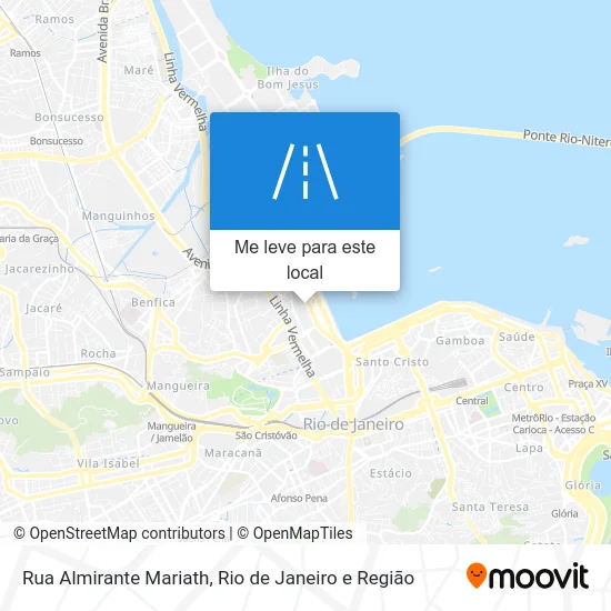 Rua Almirante Mariath mapa