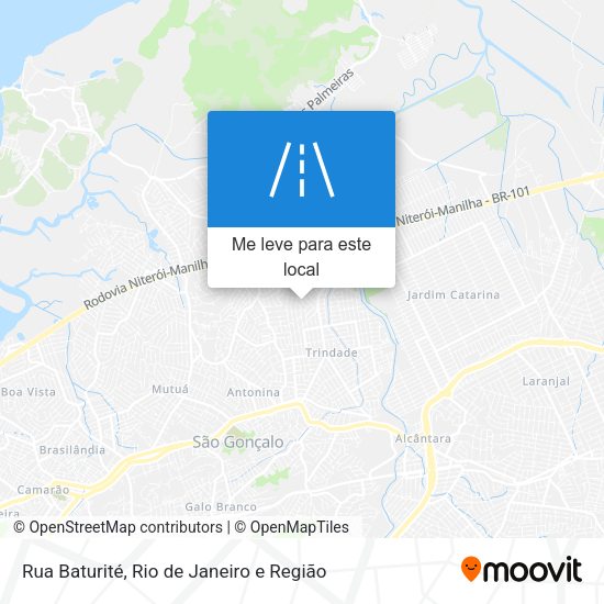 Rua Baturité mapa
