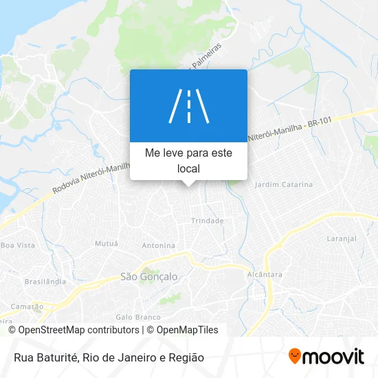 Rua Baturité mapa