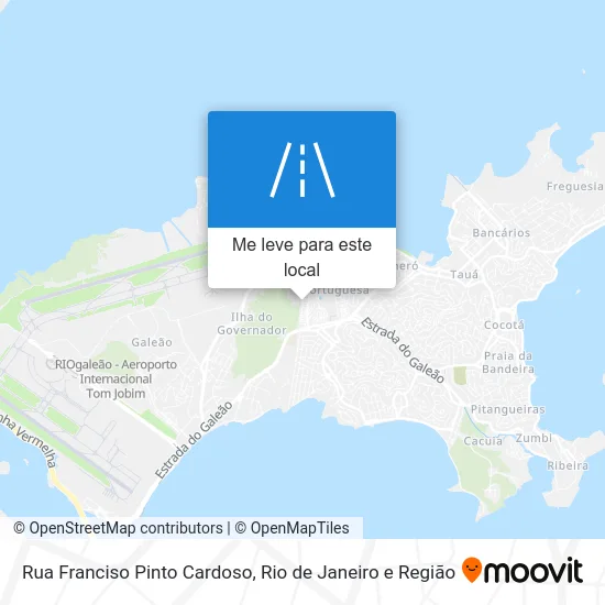 Rua Franciso Pinto Cardoso mapa