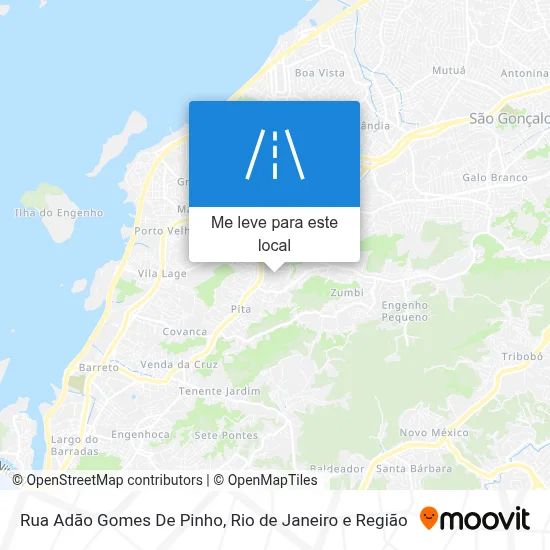 Rua Adão Gomes De Pinho mapa
